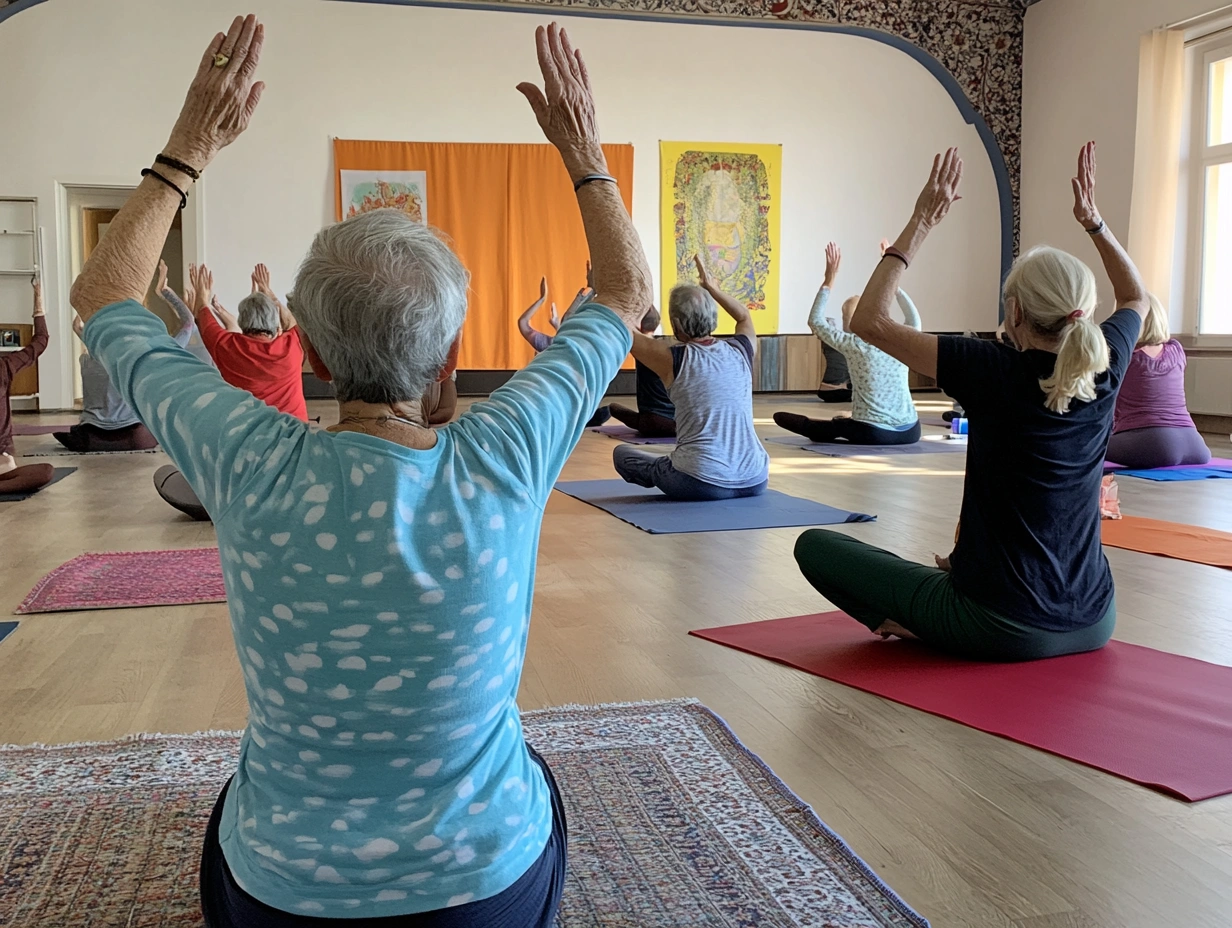 Спеціалізований майстер-клас з йоги для літніх людей